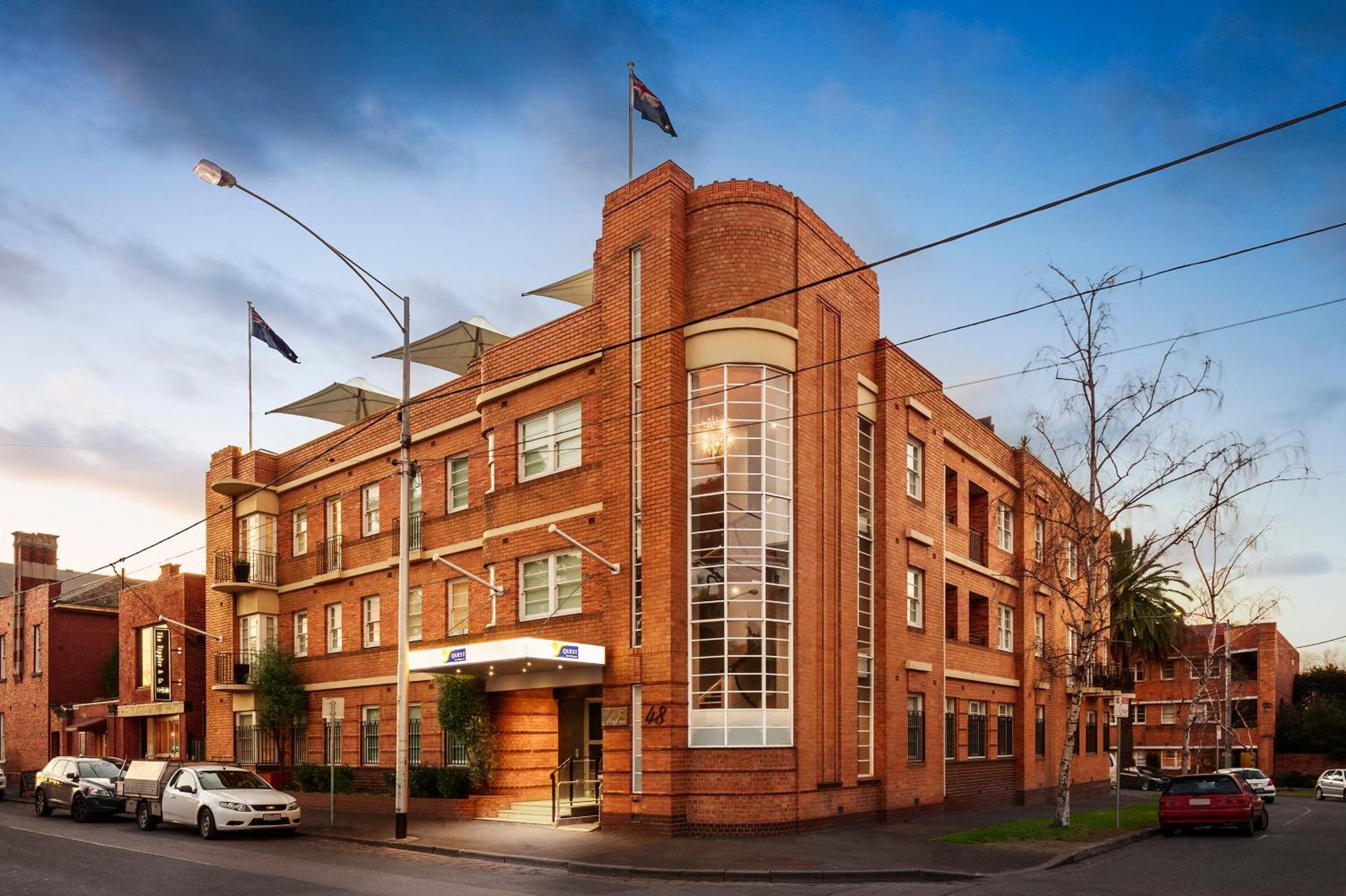 Aparthotel Quest East Melbourne City Exterior foto